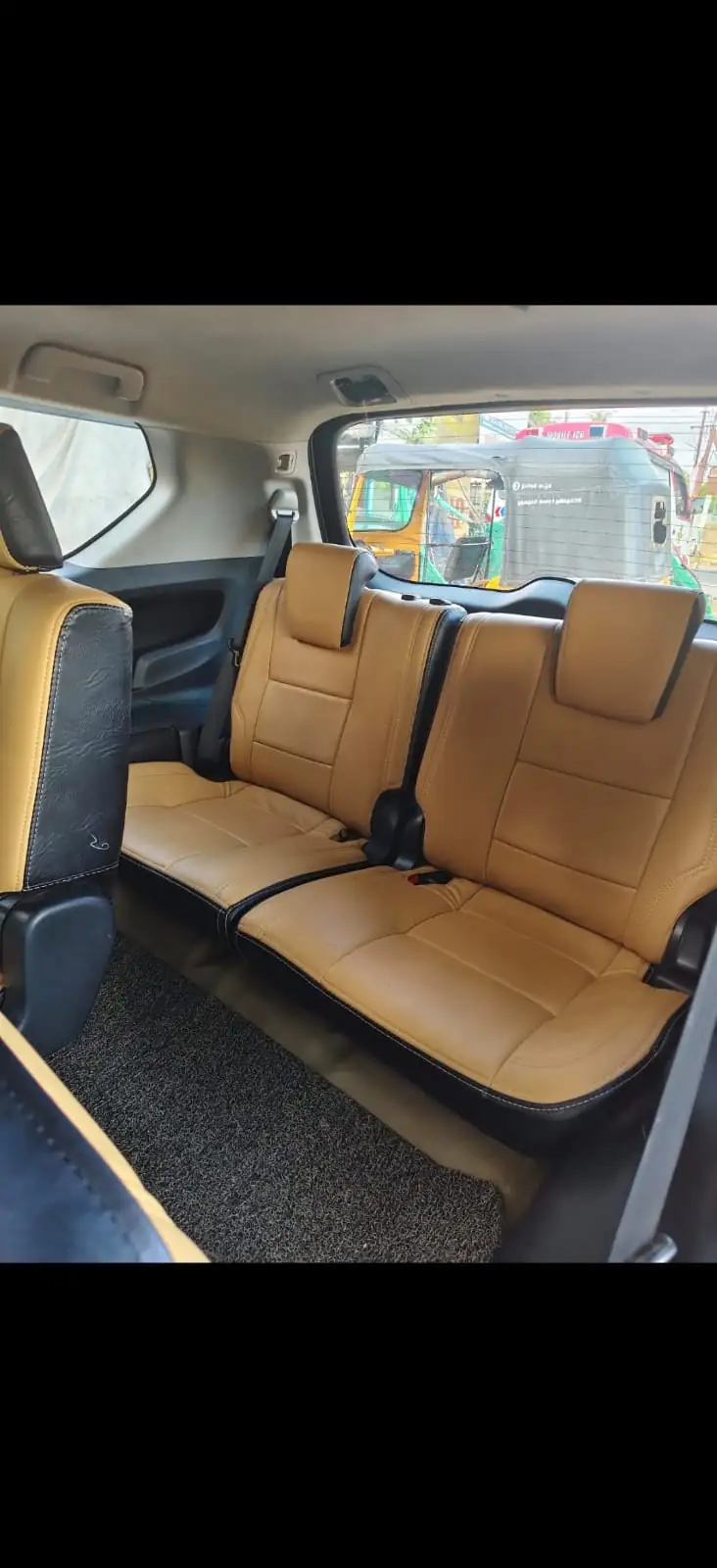 Toyota Innova Crysta third-row passenger seating