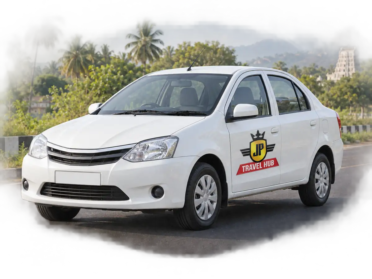 Etios, 4 Seater AC tourist vehicle from JP Travel Hub